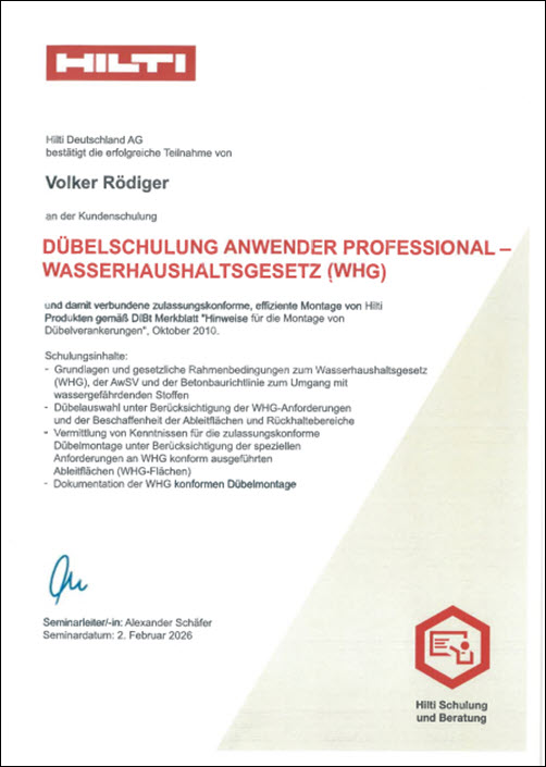 Duebel Schulung Roediger Feb 2026